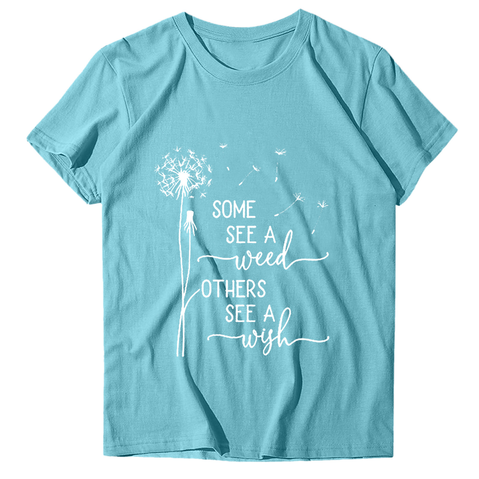 thumbnail image 2 of Camiseta informal de manga corta con estampado de letras para mujer: cuello redondo, top de poliéster, versátil para combinar con leggings o vaqueros, disponible en varias tallas., 2 of 8
